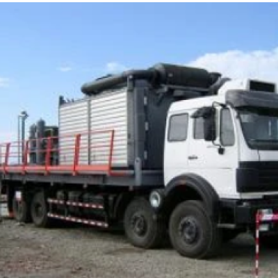 330kW Kompresorê Hilbera Gazê ya Mobîl a ku li Pekînê, Chinaîn ji hêla motora mazotê ve hatî hilberandin