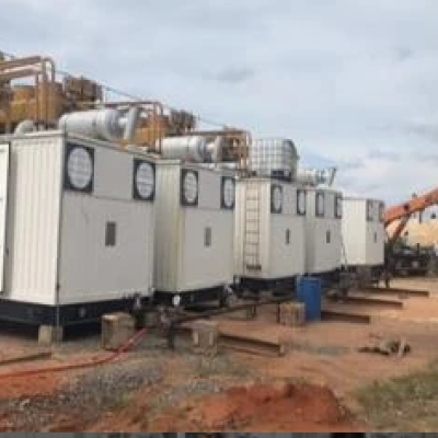 Nîjerya 20 × 600 kW, 2 × 500 kW Gensetên Gaza Xwezayî