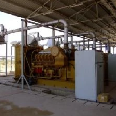 Chad 5 × 1000kW Diesel Gensets